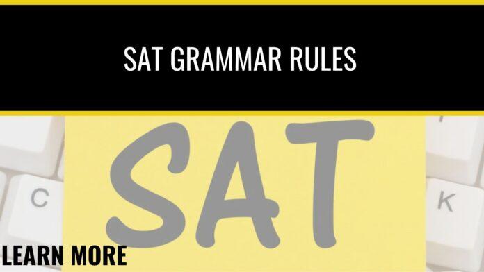 SAT Grammar Rules